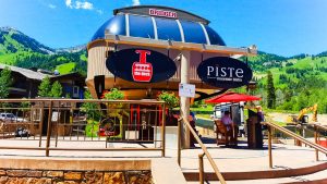 The Bridger Gondola taking passengers up to Jackson's restaurants in the mountains