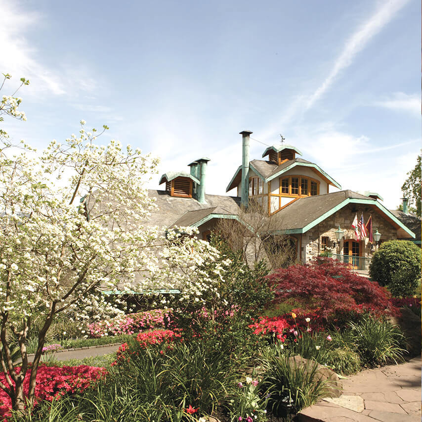 A photo of Far Niente winery, one of the most romantic places in Napa