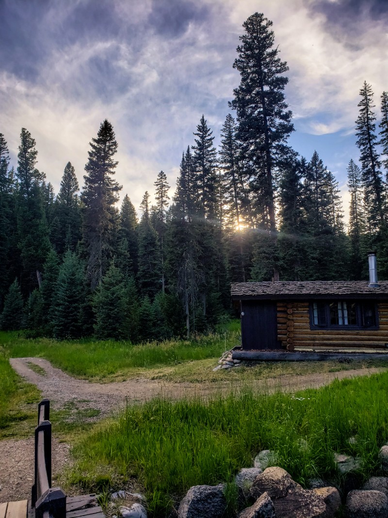 A cabin at Lone Mountain Ranch, one of the best activities in Big Sky Montana