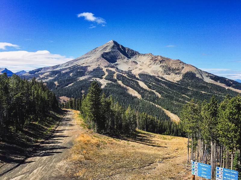 Lone Mountain, one of the best Big Sky Montana hiking trails