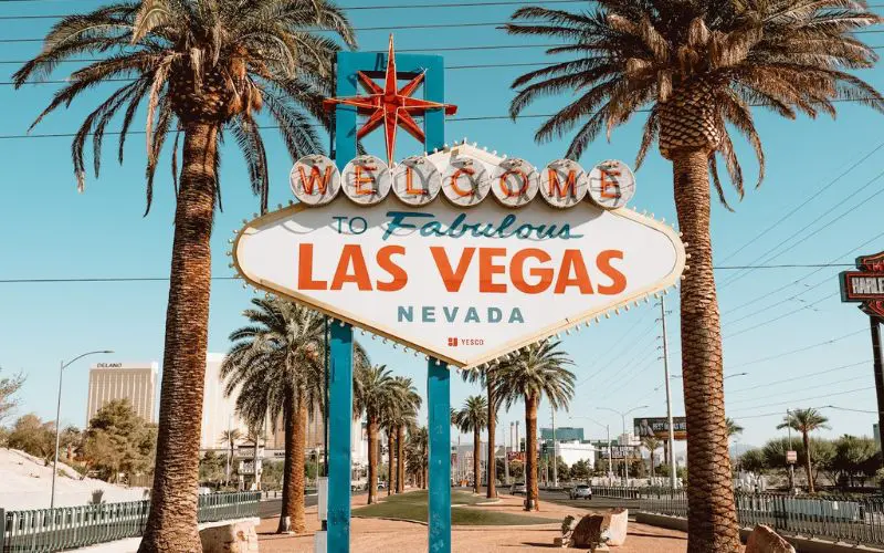 The iconic Welcome to Fabulous Las Vegas sign in one of the best places to travel with friends